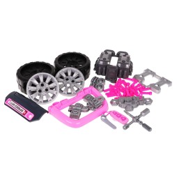 Pink Car Engine Set for Kids