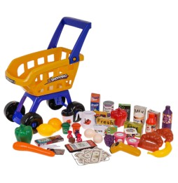 Mega Supermarket with Cart and Accessories