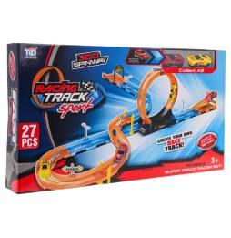 27-Piece Race Track Set for Kids