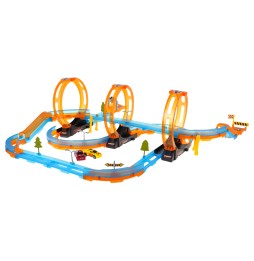 Mega Racing Track 48 Pieces with Cars