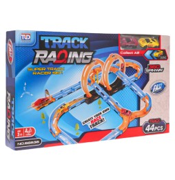 Race Track Set 44 Pieces with Cars