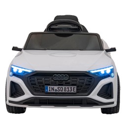 White Audi SQ8 Vehicle for Kids with Remote