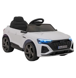 White Audi SQ8 Vehicle for Kids with Remote