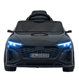 Black Audi SQ8 Vehicle with Remote and LED Lights