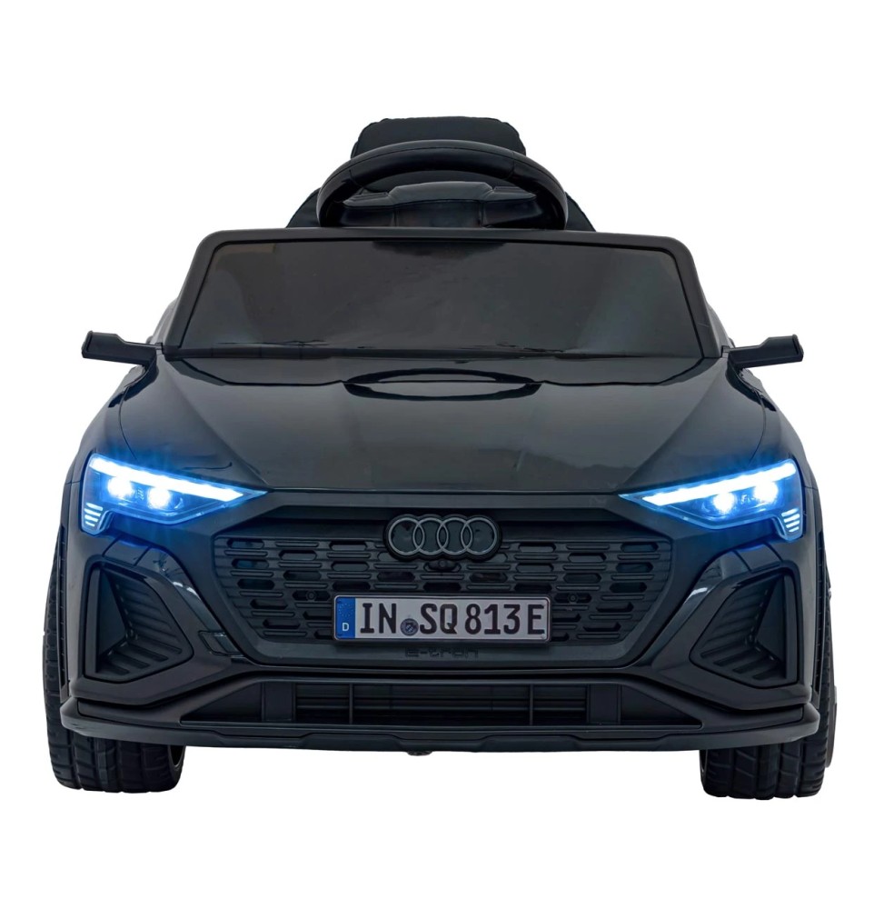 Black Audi SQ8 Vehicle with Remote and LED Lights