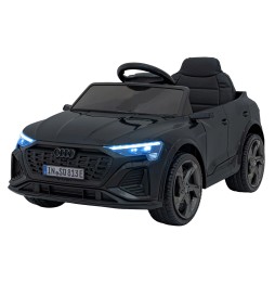 Black Audi SQ8 Vehicle with Remote and LED Lights