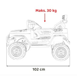 Pojazd off-road climber czarny - zabawka dla dzieci