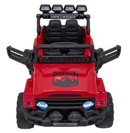 Vehicul off-road CLIMBER rosu cu telecomanda