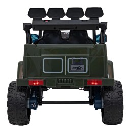 Vehicul off-road escalator verde pentru copii