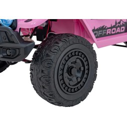 Pojazd off-road climber różowy dla dzieci z pilotem