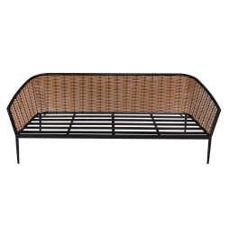 Duży zestaw mebli ogrodowych aluminiowe sofa, fotele, stolik