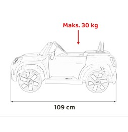 Vehicul mini concept aceman albastru modern