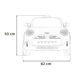 Pojazd mini concept aceman niebieski - nowoczesny i funkcjonalny