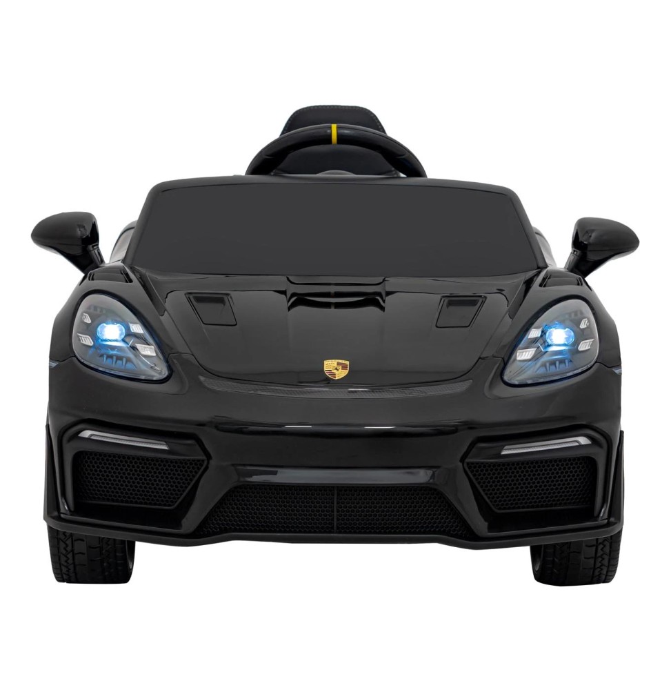 Vehicul Porsche Spyder RS 718 negru pentru copii