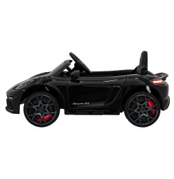 Vehicul Porsche Spyder RS 718 negru pentru copii