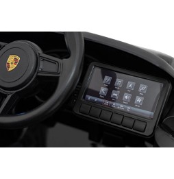 Vehicul Porsche Spyder RS 718 negru pentru copii