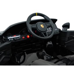 Vehicul Porsche Spyder RS 718 negru pentru copii