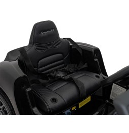 Vehicul Porsche Spyder RS 718 negru pentru copii