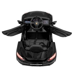 Vehicul Porsche Spyder RS 718 negru pentru copii