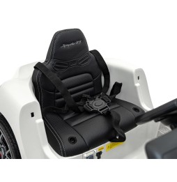 Vehicul Porsche Spyder RS 718 alb pentru copii