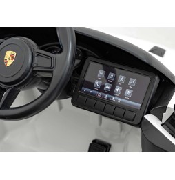 Vehicul Porsche Spyder RS 718 alb pentru copii