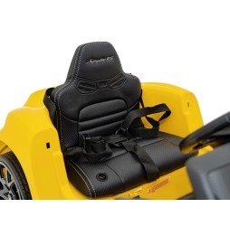 Vehicul Porsche Spyder RS 718 galben pentru copii