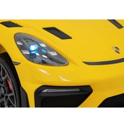 Vehicul Porsche Spyder RS 718 galben pentru copii