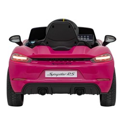 Vehicul Porsche Spyder RS 718 roz pentru copii