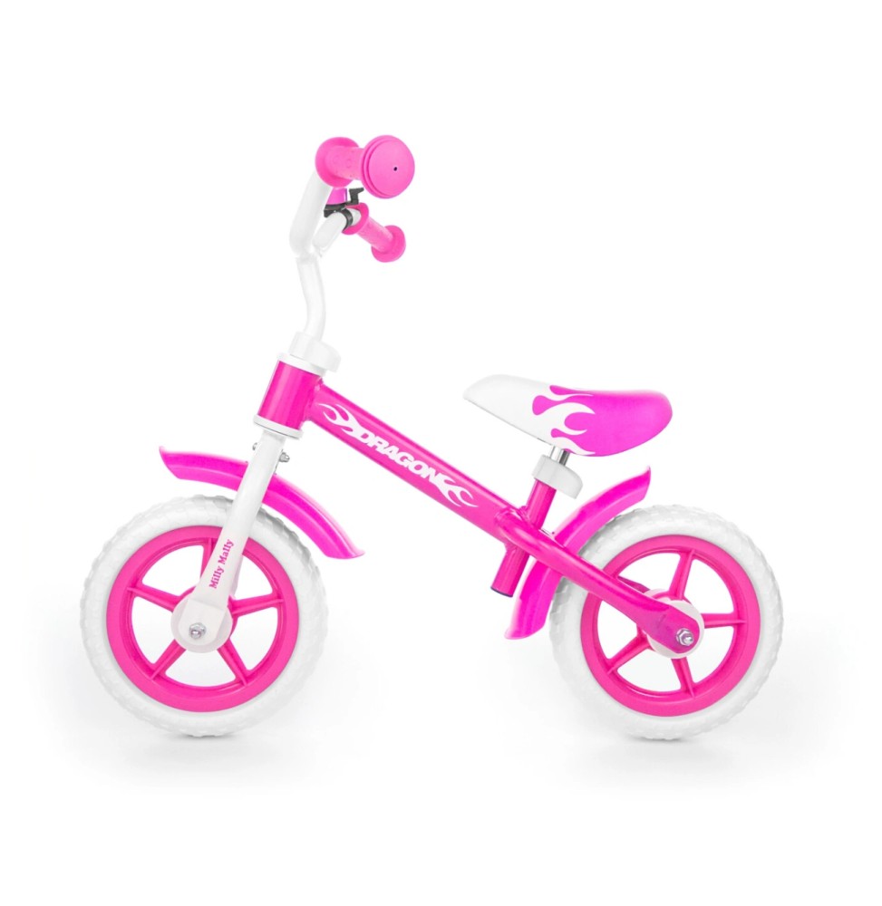 Bicicleta de echilibru Dragon roz