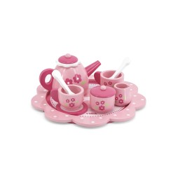 Viga Tea and Coffee Set Pink Flower