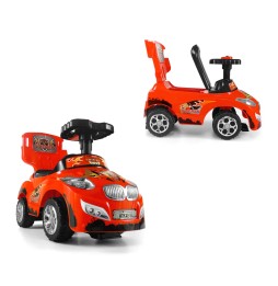 Vehicul Happy Red 3in1 pentru copii