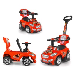 Vehicul Happy Red 3in1 pentru copii