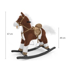 Dark Brown Mustang Horse - Kids Toy