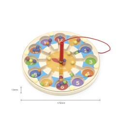 Viga 44560 Magnetic Maze - Clock Toy