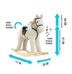 Soft Pony Rocking Horse for Kids