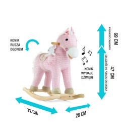 Pink Pony Rocking Horse