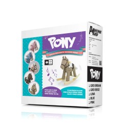 Konik Pony różowy na biegunach