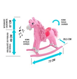 Pink Princess Rocking Horse