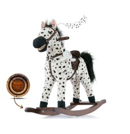 Mustang Black Dot Horse - Interactive Toy