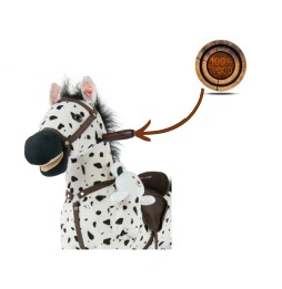 Mustang Black Dot Horse - Interactive Toy