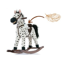 Mustang Black Dot Horse - Interactive Toy