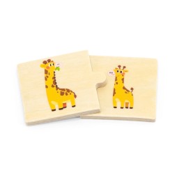 Viga 44648 Logic Puzzle - Mommy and Baby