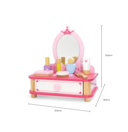 Viga 44571 Wooden Vanity with Mirror