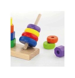 Viga 50567 - Set of 3 Colorful Stacking Toys