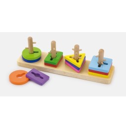 Viga 50968 Shape Sorter Blocks for Kids