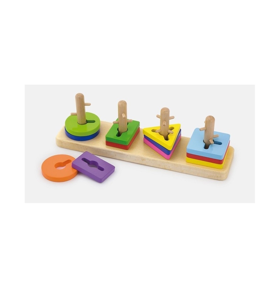 Viga 50968 Shape Sorter Blocks for Kids