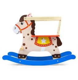 Milly Mally Lucky 12 Horse - Blue and Red