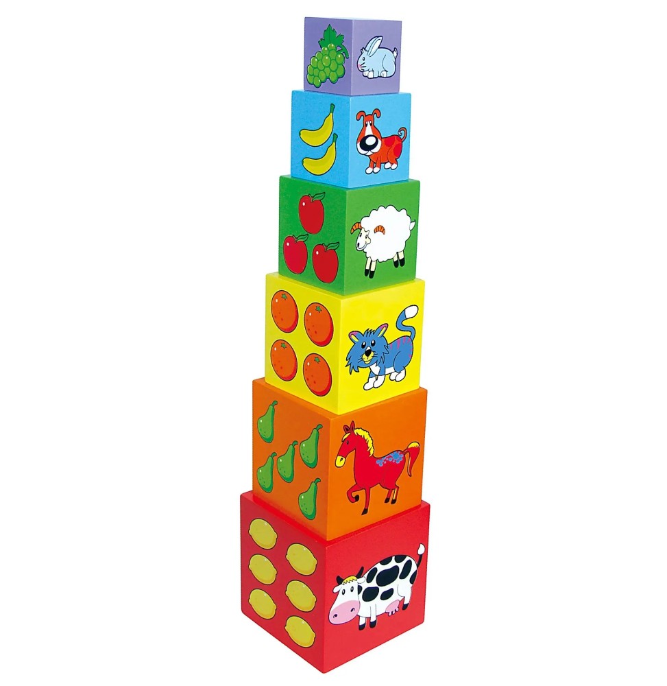 Viga 59461 Educational Pyramid with Blocks