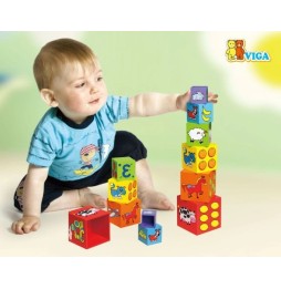 Viga 59461 Educational Pyramid with Blocks