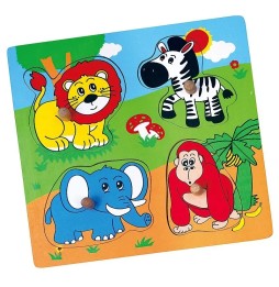 Viga 59563 Puzzle niespodzianka - zoo